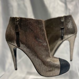 Chanel Ankle Platform Boots